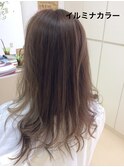 透明感のあるイルミナカラーカラー