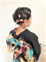 グレープ バイン(GRAPE VINE) 色っぽ可愛い☆振袖☆こなれヘアアレンジ【新小岩】