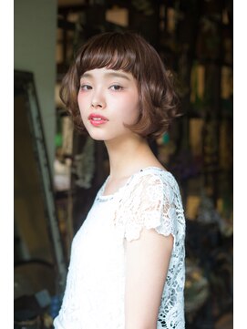 ナチュラルエフ(natural f) 【natural-f 豊中】無造作 カール マッシュ ショート 大人ボブ☆