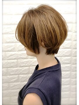 ミッシェル アフロート(michelle afloat) 髪質改善ひし形トップふんわり動き簡単まとまるツヤカーブカット