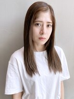 アイティー バイ アルバム 中野店(IT by ALBUM) ストレートロング_ピンクベージュクールショート_37984