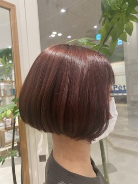 ヘアーズ 住吉店(HAIRZ) 《HAIRZ》大岩真弓☆春のトレンド(^^)オレンジでヘルシーボブ！