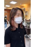 ☆ブリーチ1回でペールピンク☆
