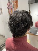メンズスパイラルパーマ