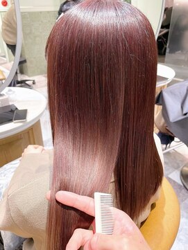 エル バイ ロンド 関(elle by Lond) 髪質改善/縮毛矯正×ショコラアッシュヘルシースタイル【関】