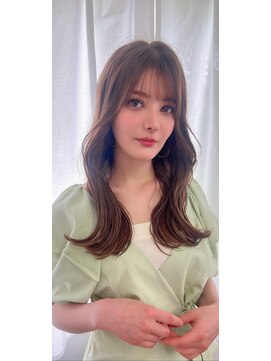 フォルテレイ 青山(FORTE Lei) 韓国風前髪×シルキーベージュ
