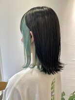 ジプソ(Gypso Hair salon)&nbsp;【 ミントカラー × ダークグレージュ 】