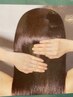【スルリとまとまるサラサラ髪☆スペシャルコース】プラチナ縮毛矯正＋カット