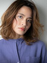 カバーヘア イヴ 戸頭店(COVER HAIR EVE)&nbsp;フレンチカジュアル外ハネカールこなれミディv戸頭10代20代30代