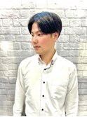 清潔感アップ！！ツーブロックセンターパート【赤坂】【床屋】
