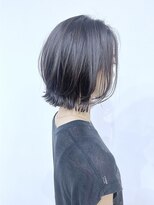 モリオ フロム ロンドン 成増店&nbsp;【morio成増 セリザワ】外はねボブ ミディアム アッシュカラー