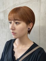 ソルトウォーター(SALT WATER) マッシュショート オレンジカラー