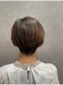女性らしいハンサムショート