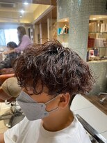 ヘアリゾート エーアイ 原宿(Ai for men) メンズカット ツイストスパイラル×清潔感ショートマッシュ