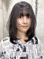 サクラ オモテサンドウ(SAKURA)&nbsp;ワンカールで決まるトレンドレイヤーカット×ぱっつん前髪表参道