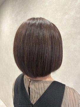 ルアン(LOUEN) 襟足すっきりボブ＋今季おすすめモーヴカラー