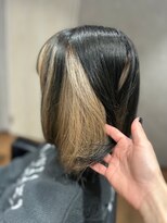 ビス ヘア アンド ビューティー 西新井店(Vis Hair＆Beauty)&nbsp;20代30代大人可愛い透明感ピンクイヤリングカラー大人ボブ