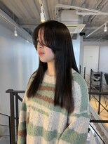 ヌープヘアーアイス(NUUP.hair ici)&nbsp;大人ガーリー大人美人透明感髪質改善ニュアンスくすみカラー
