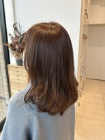 アリーナ 船橋日大前店(arena)&nbsp;くすみベージュにほんのりバイオレット