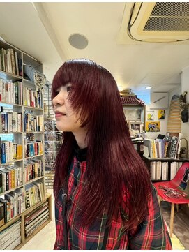 リブロ 三軒茶屋(LIBRO) フェミニンロング40代60代タッセルボブ前髪レイヤーボブ