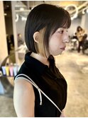 モードボブ×インナーベージュ 【鎌田 隆雅】