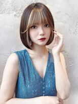 ロンドローズ 名古屋(Lond damaskRose)&nbsp;ボブ 髪質改善 縮毛矯正 インナーカラー