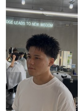 カルテックス(CALTEX) スパイキーショート×テーパーフェード