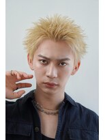 オーシャントーキョー ホワイト 原宿(OCEAN TOKYO WHITE)&nbsp;ハイトーン金髪スパイキーベリーショート