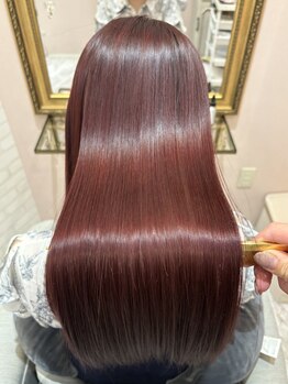 スレーヌサロンハナレ 北千住美容院(Sereine salon HANARE)の写真/《北千住/完全個室内完結型サロン》スタイリスト自身も癖毛なので悩みや不安を理解しより良いstyleをご提案