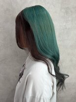 ルノン(LUNON)&nbsp;黒髪クラゲヘアーオリーブグレー小顔ココアベージュ