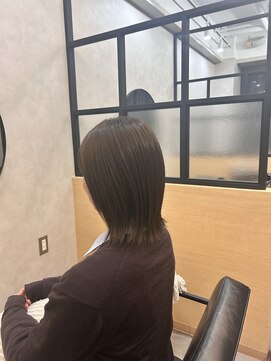 マイルームギンザ 銀座店(my room GINZA) 【外はねボブ】伸ばしかけヘア 簡単スタイリング 銀座 東銀座