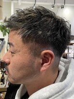 ケンジ 南林間(KENJE) メンズベリーショート×ハイライトで立体感アップ【南林間】