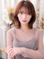 カバーヘア ブリス 志木南口駅前店(COVER HAIR bliss)&nbsp;くびれウェーブ/シースルーバング/ショコラブラウン/レイヤーg