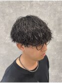 【波巻きスパイラル/マッシュ/メンズパーマ/スパイラルパーマ】
