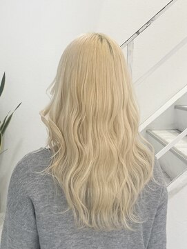 タイドヘアー 茨木2号店(TIDE HAIR) 抜きっぱなしカラー