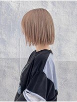 トクテ 高円寺(tokute) くびレイヤーエモージュ前髪モテベージュレイヤーミディ/高円寺