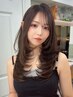 【MASHU指名限定クーポン】レイヤーカット＋極艶カラー＋1 Step treatment