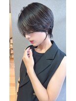 ダム(DaM)&nbsp;ショートボブ髪型20代30代40代50代前髪あり前髪な し面長丸顔