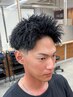 【KANATA 指名限定】カット+『爽やか』短髪パーマ各種［南堀江/MEN'S］