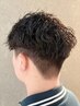 【仲嶺瑠輝指名クーポン】メンズパーマ カット+パーマ ¥11,880