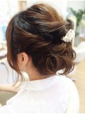 およばれ☆ルーズアレンジ/アップスタイル/ヘアセット/二次会