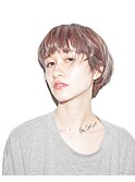 【SiSTA】 原博人 大人かわいい エアリーショート グレージュ