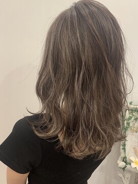 ウィルゴ(VIRGO) 3Dハイライト バレイヤージュ /外国人風アッシュグレージュ