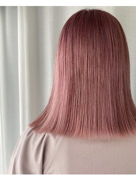 ラニヘアサロン(lani hair salon) ペールピンクカラー