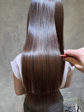 エスト(est) 【髪質改善】伸ばしかけに　カラー&酸熱トリートメント【新宿】