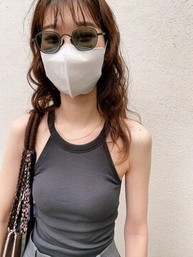 フェンヘアーアイス 中目黒(Fen.hair ici) うるツヤヘルシースタイルくせ毛風カール前髪うる艶髪モテ髪