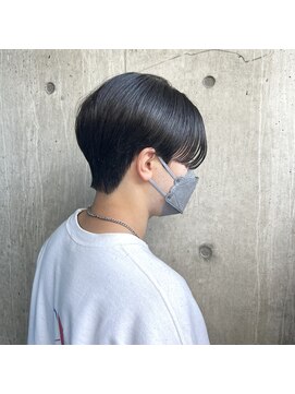 ニコフクオカヘアーメイク(NIKO Fukuoka Hair Make) 「NIKO」ダウンパーマセンターパートマッシュ 福岡天神