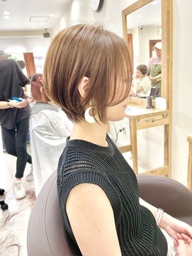 ラポール 南流山店(RAPPOR) こなれショートボブ×アースカラー/ニュアンスカラー