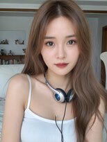 ロカ(roka)&nbsp;グレージュ／前髪なしロング