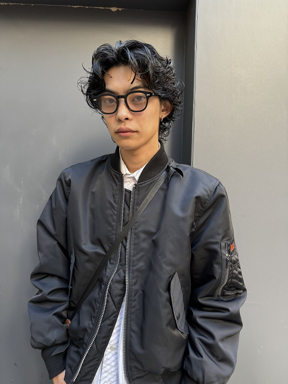常田大輝風メンズミディアムウルフパーマ：L198088454｜ノラ シブヤ